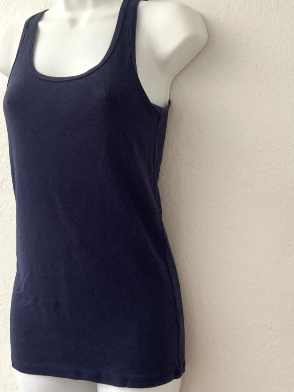 MUST HAVE BLUE RIBBED TANK TOPS BUNDLE (SET OF 2) - SIZE L 12-14 - Picture 5 of 16
